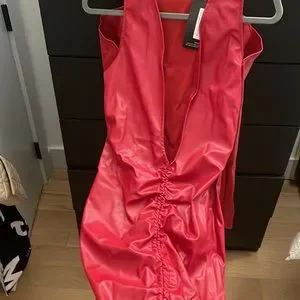 kids red dress Red Rhinestone V-neck Cold Shoulder Kids Formal Gown